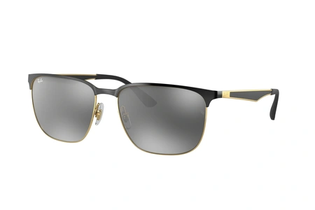 rayban, RB 3569, vyrai, kvadratinis, veidrodinis, metalas