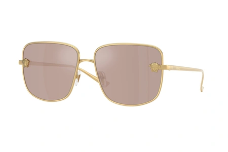 versace, 2282, moterys, kvadratinis, veidrodinis, metalas