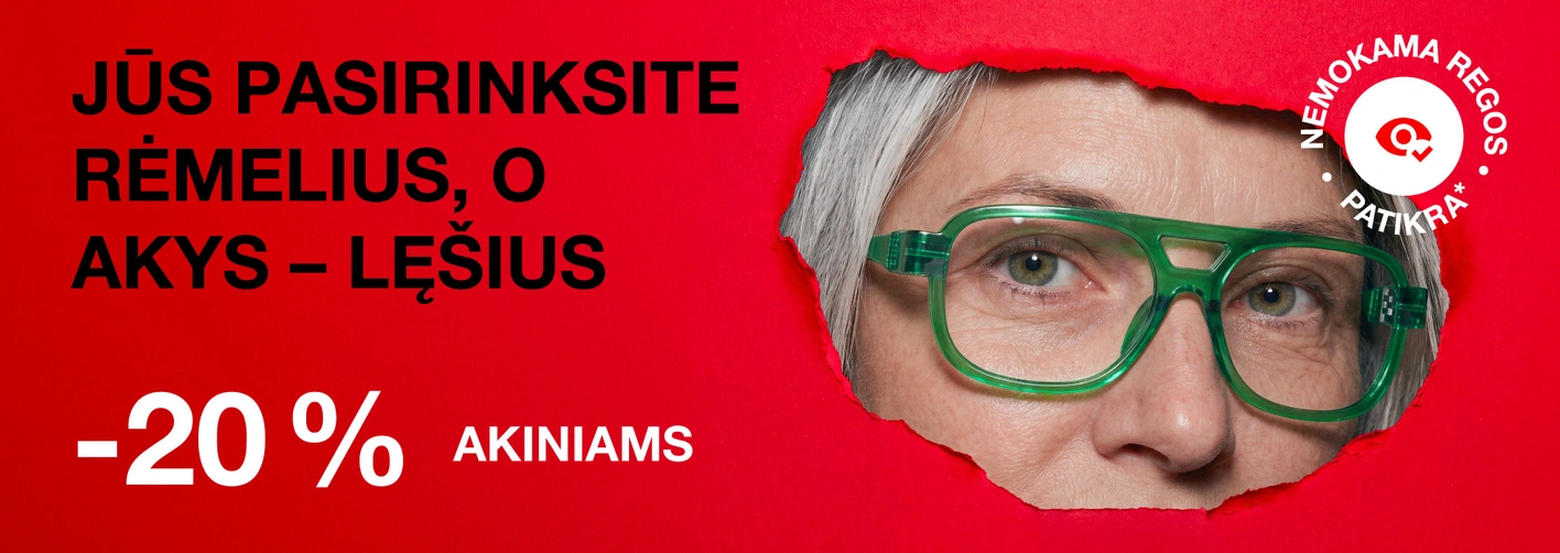 -20 proc akiniams (new)