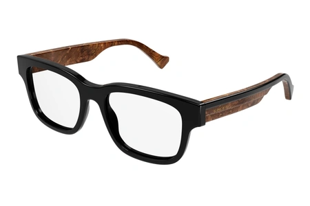 gucci, GG 1303O, vyrai, stačiakampis, plastikas