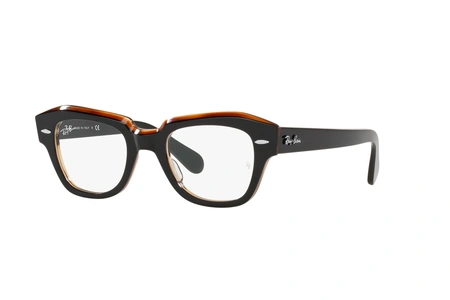 rayban, RB 5486, vyrai, stačiakampis, plastikas