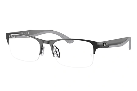 rayban, RB 7551, vyrai, kvadratinis, metalas