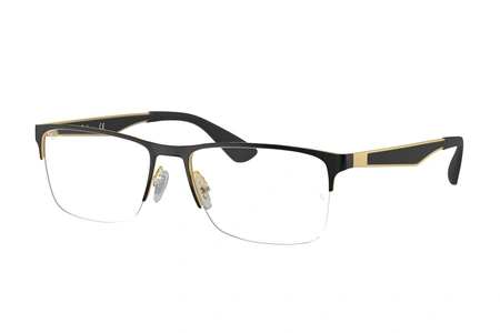 rayban, RB 6335, vyrai, kvadratinis, metalas