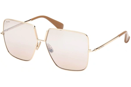 max mara, MM 0082, moterys, kvadratinis, veidrodinis, metalas