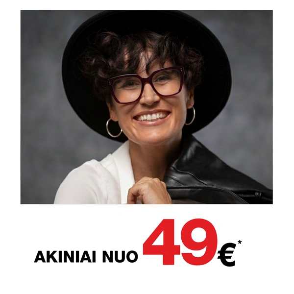 Akiniai nuo 49 eurų