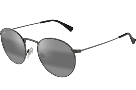 maui jim, MJ 0667S, vyrai, ovalus, poliarizuotas, metalas