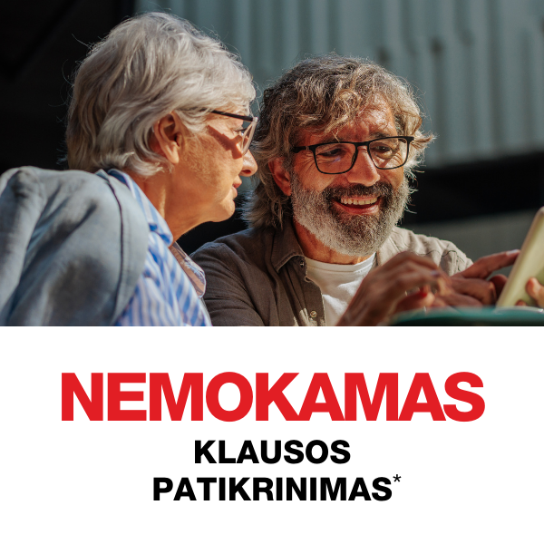 Nemokamas klausos patikrinimas